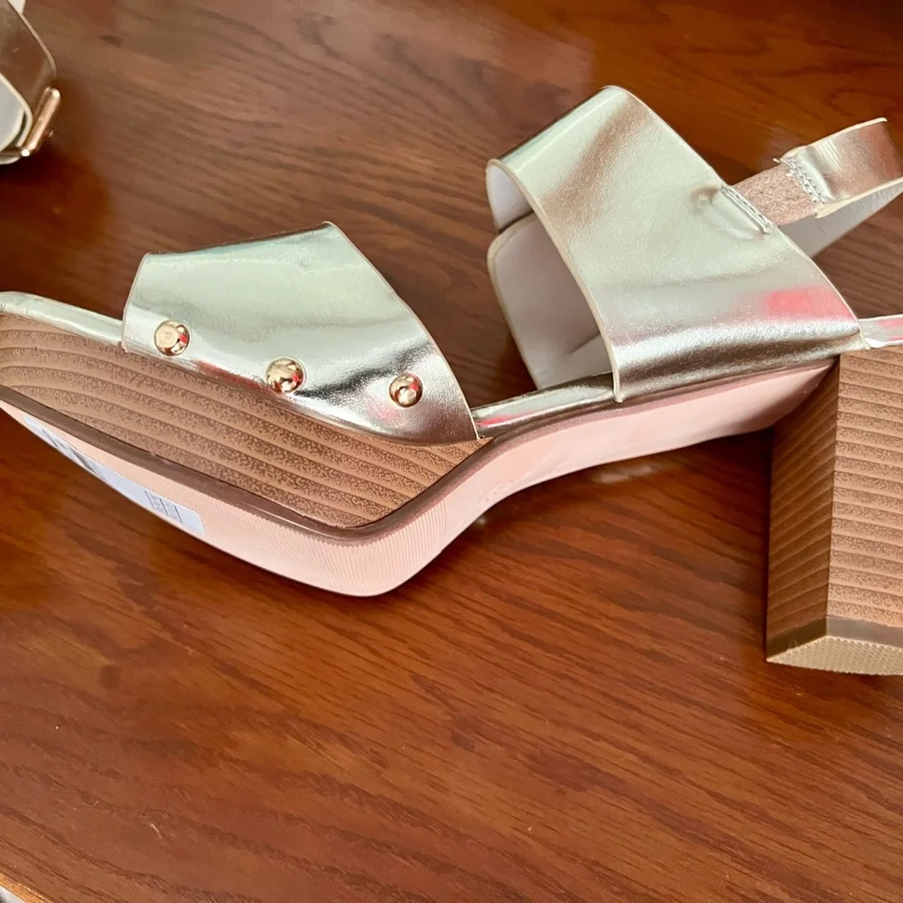 City Chic New Platform Heels Block Heel Ankle Strap Size 11 New With Tags